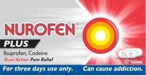 Nurofen Plus - Solpadeine Max alternative contains ibuprofen & max codeine amount 