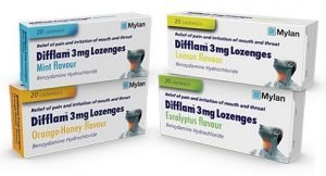 Difflam lozenges - a local anaesthetic sore throat lozenges 