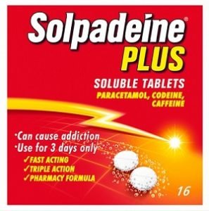 Solpadeine Plus - contains paracetamol, codeine and caffeine