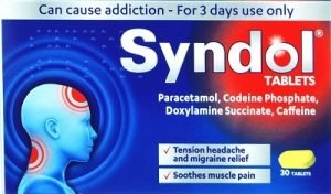 Syndol - paracetamol, codeine and doxylamine